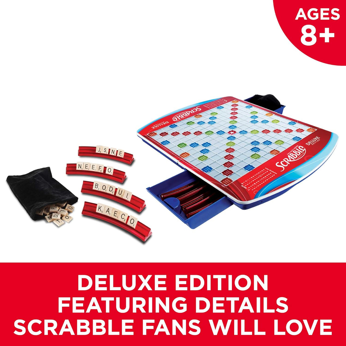 gameboard that rotates smoothly on six soft rubber wheels