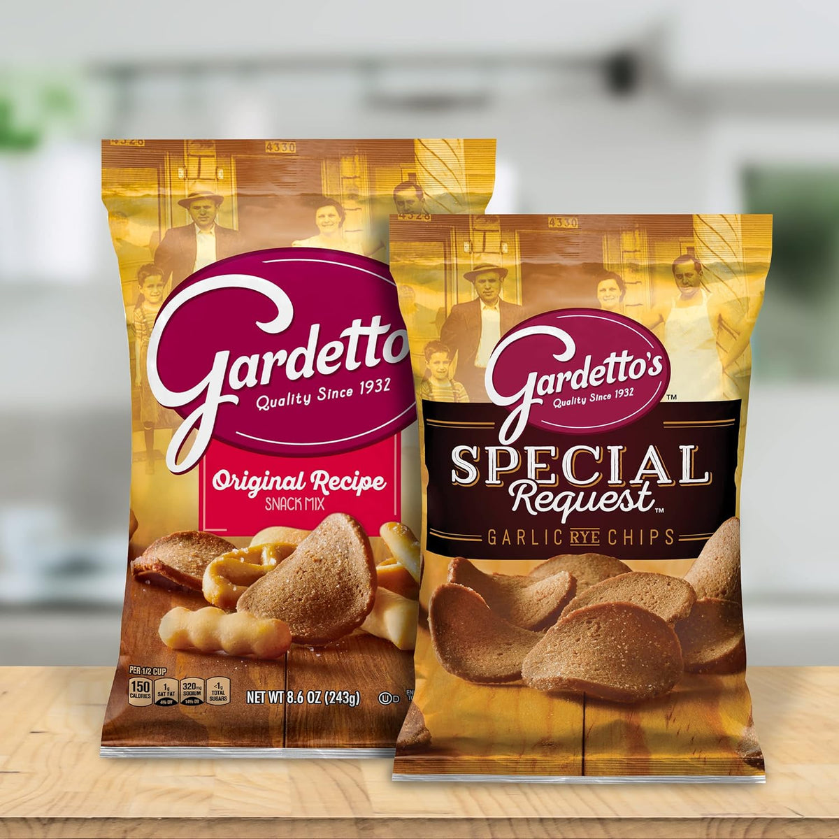 Gardetto's Aged Cheddar Snack Mix – Mess-Free Outdoor Snack for Camping, Road Trips & Backyard Gatherings, 14.5 oz