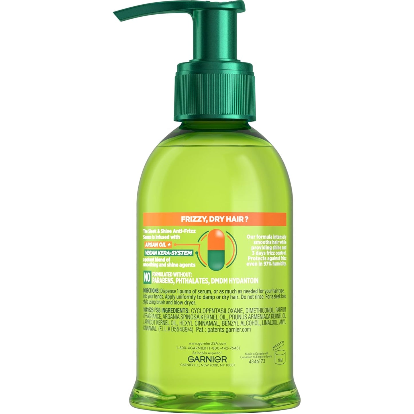 Garnier Fructis Anti-Frizz Serum – Portable Humidity Protection for Active Outdoor Lifestyles