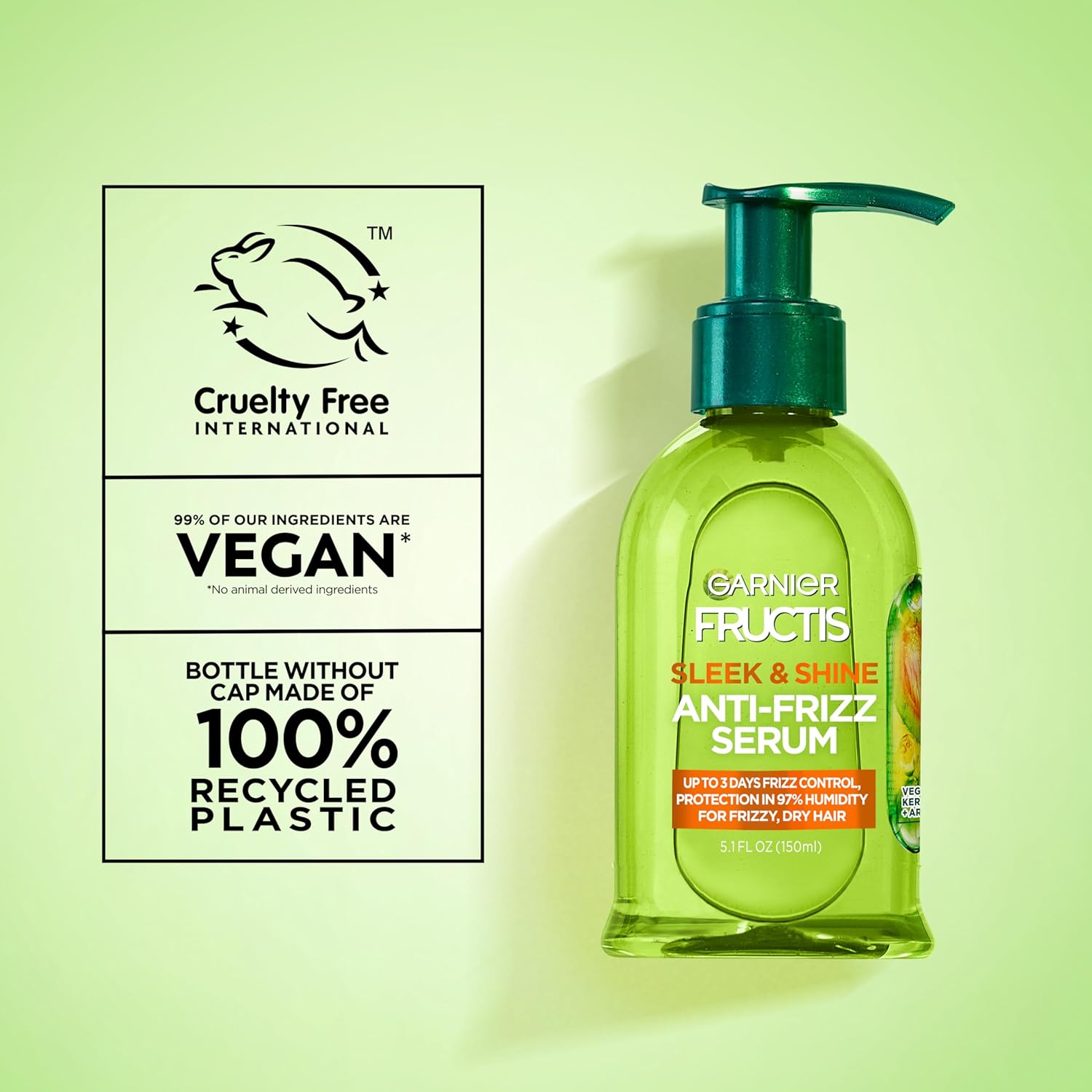 Garnier Fructis Anti-Frizz Serum – Portable Humidity Protection for Active Outdoor Lifestyles