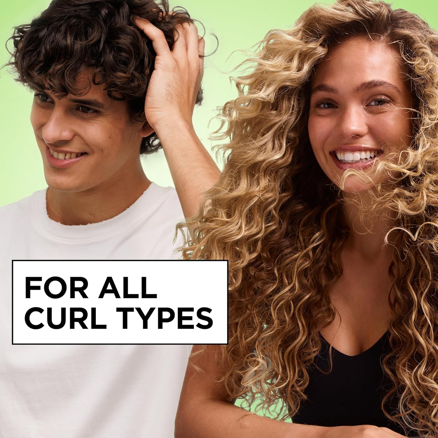 Garnier Fructis Curl Nourish Air Dry Cream – Unscented Leave-In Conditioner for a Clean, Clutter-Free Vanity