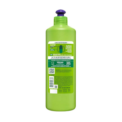 Garnier Fructis Curl Nourish Air Dry Cream – Unscented Leave-In Conditioner for a Clean, Clutter-Free Vanity
