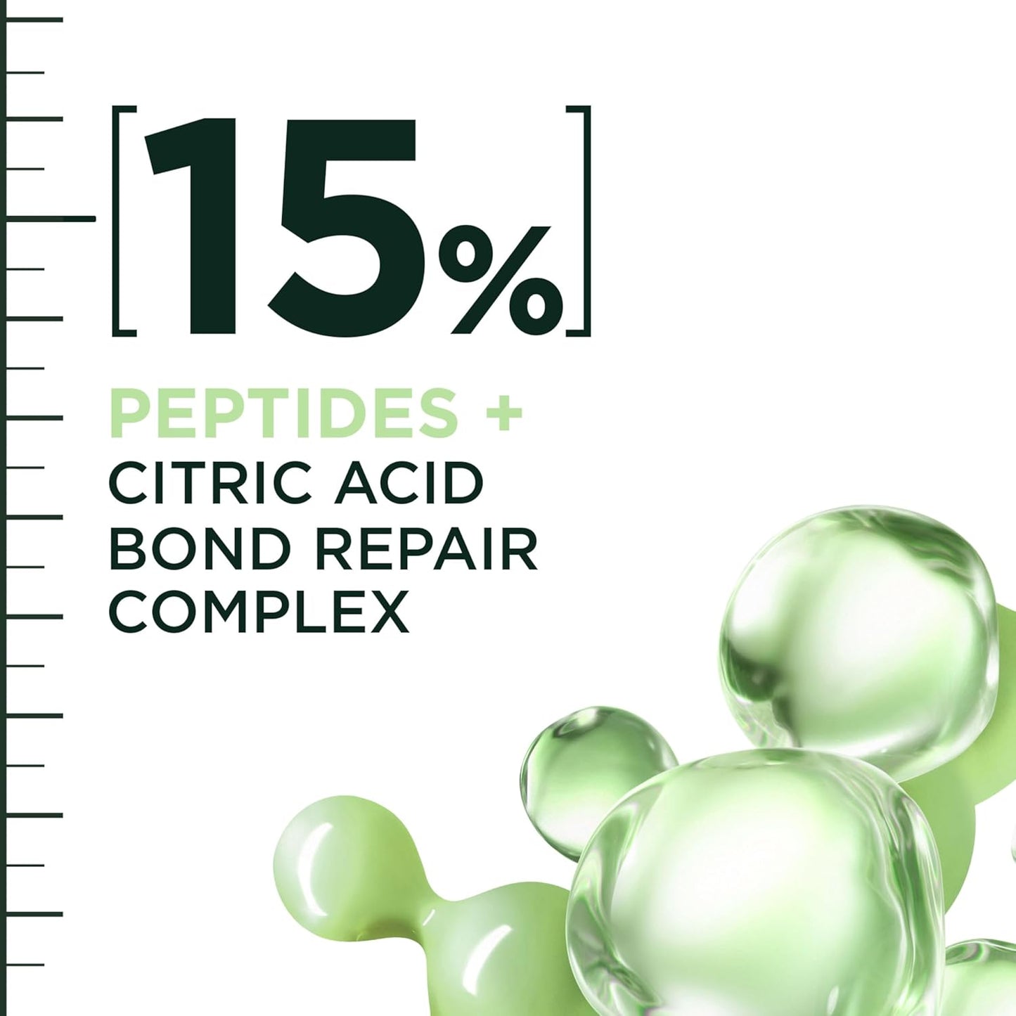 Garnier Fructis Hair Filler Bonding Treatment — Unscented Pre-Shampoo Repair for Simple Routines, 10.1 Fl Oz
