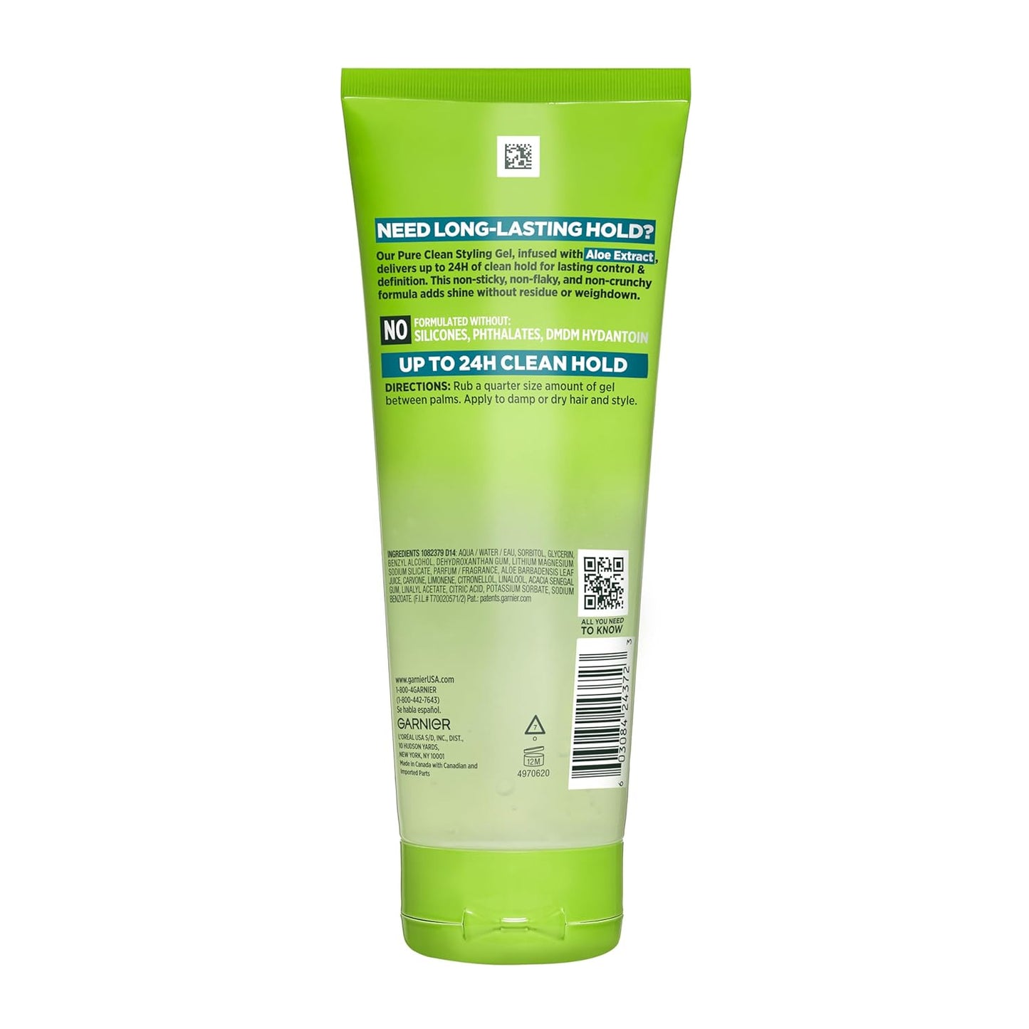 Garnier Fructis Pure Clean Styling Hair Gel – Clutter-Free Countertop Essential for Simple Routines