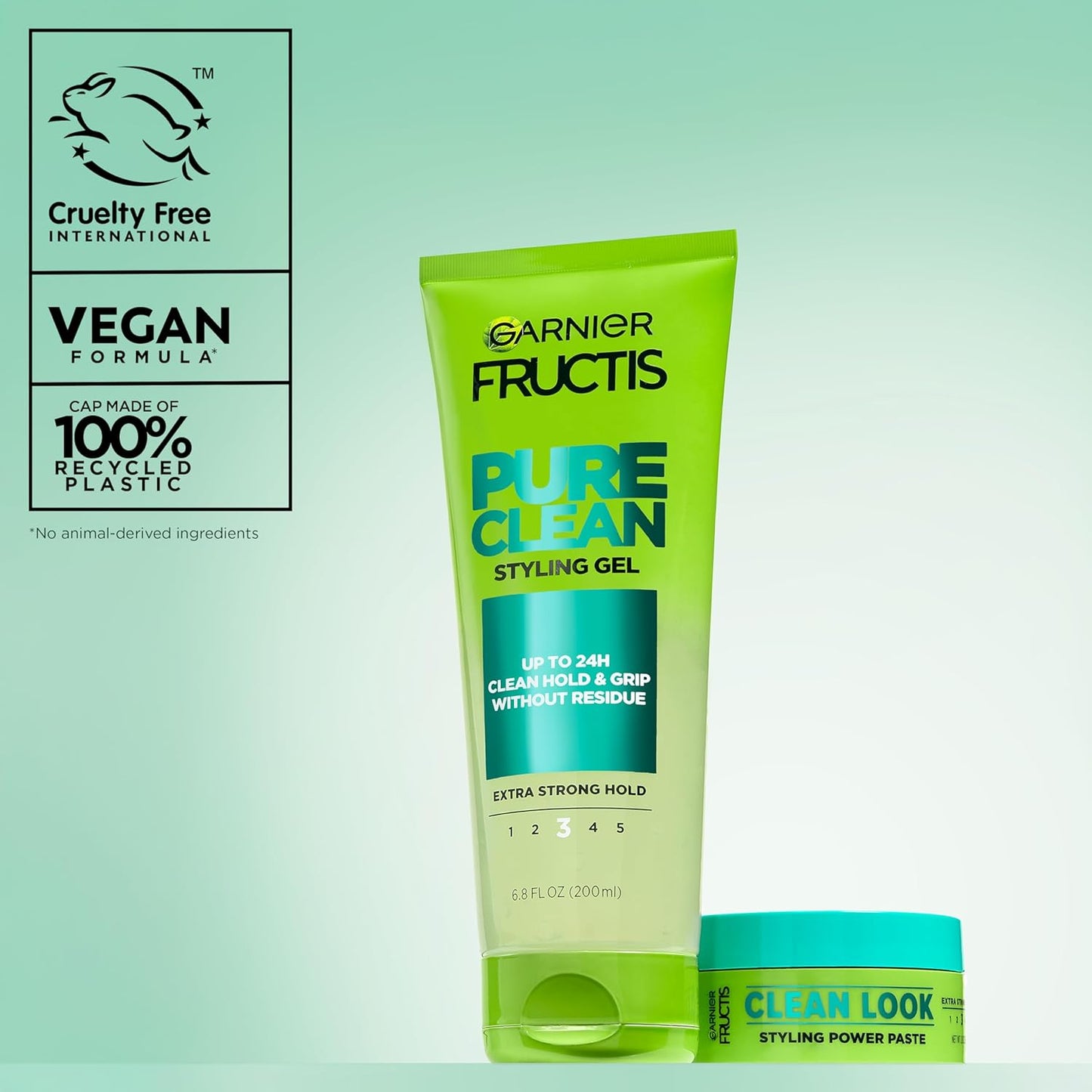 Garnier Fructis Pure Clean Styling Hair Gel – Clutter-Free Countertop Essential for Simple Routines