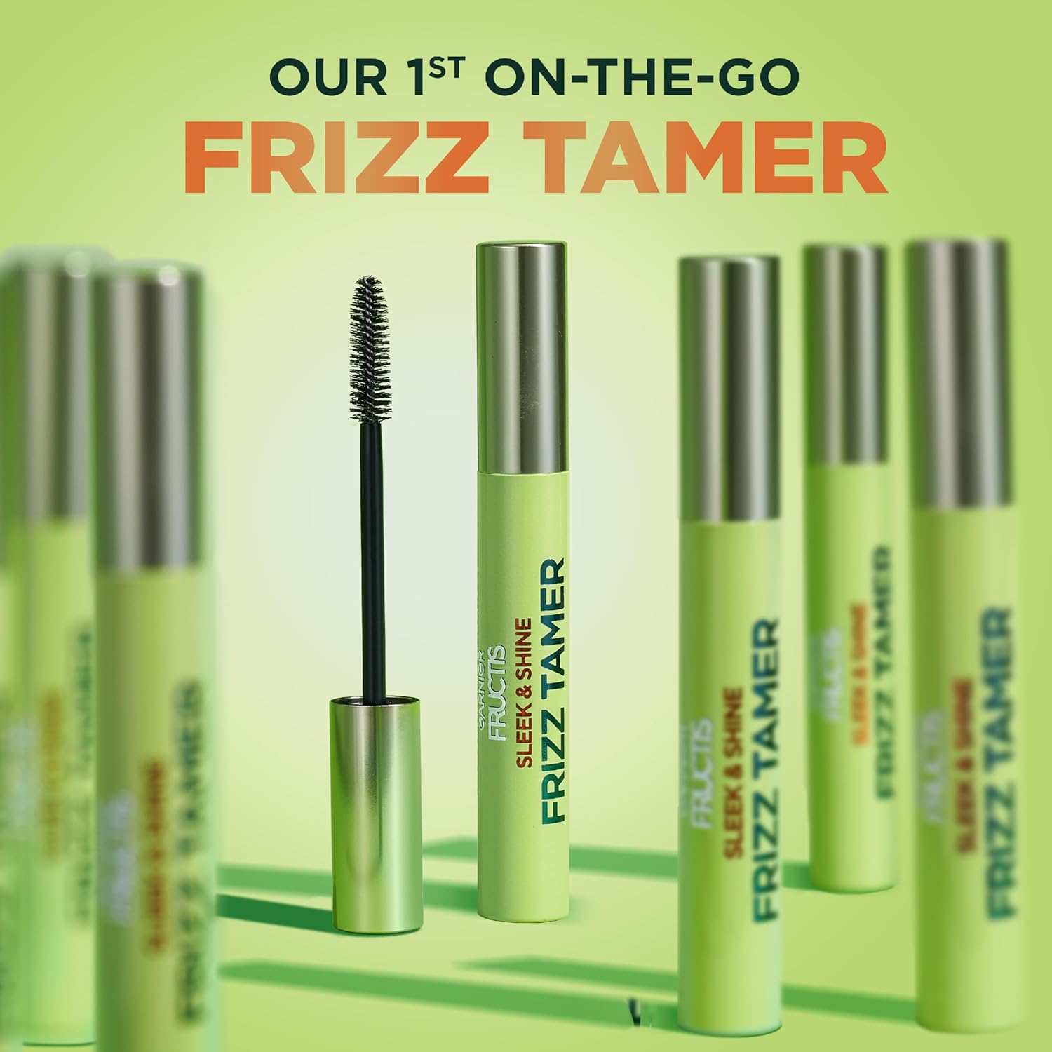 Garnier Fructis Sleek & Shine Frizz Tamer Wand – Self-Care Ritual Upgrade for Curly and Coily Hair Days