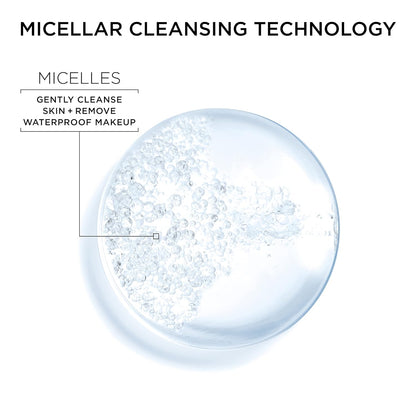 Garnier Micellar Cleansing Water – Gentle No-Rinse Ritual for Sensitive Skin, 13.5 + 3.4 fl oz