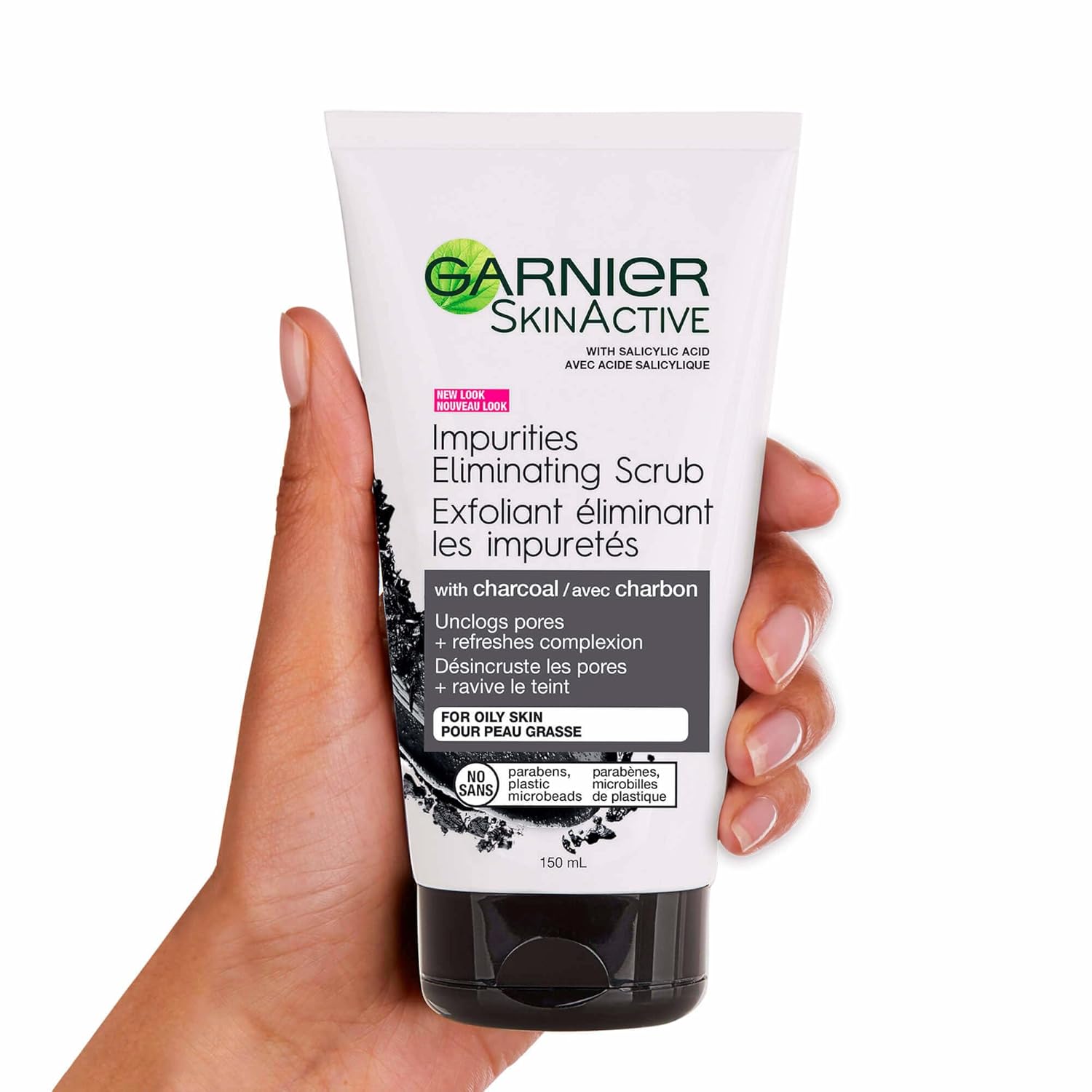 gel-cream formula with exfoliating microbeads