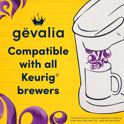 Gevalia Frothy 2-Step Mocha Latte Pods – Less is More Keurig Brewing, No Extra Equipment