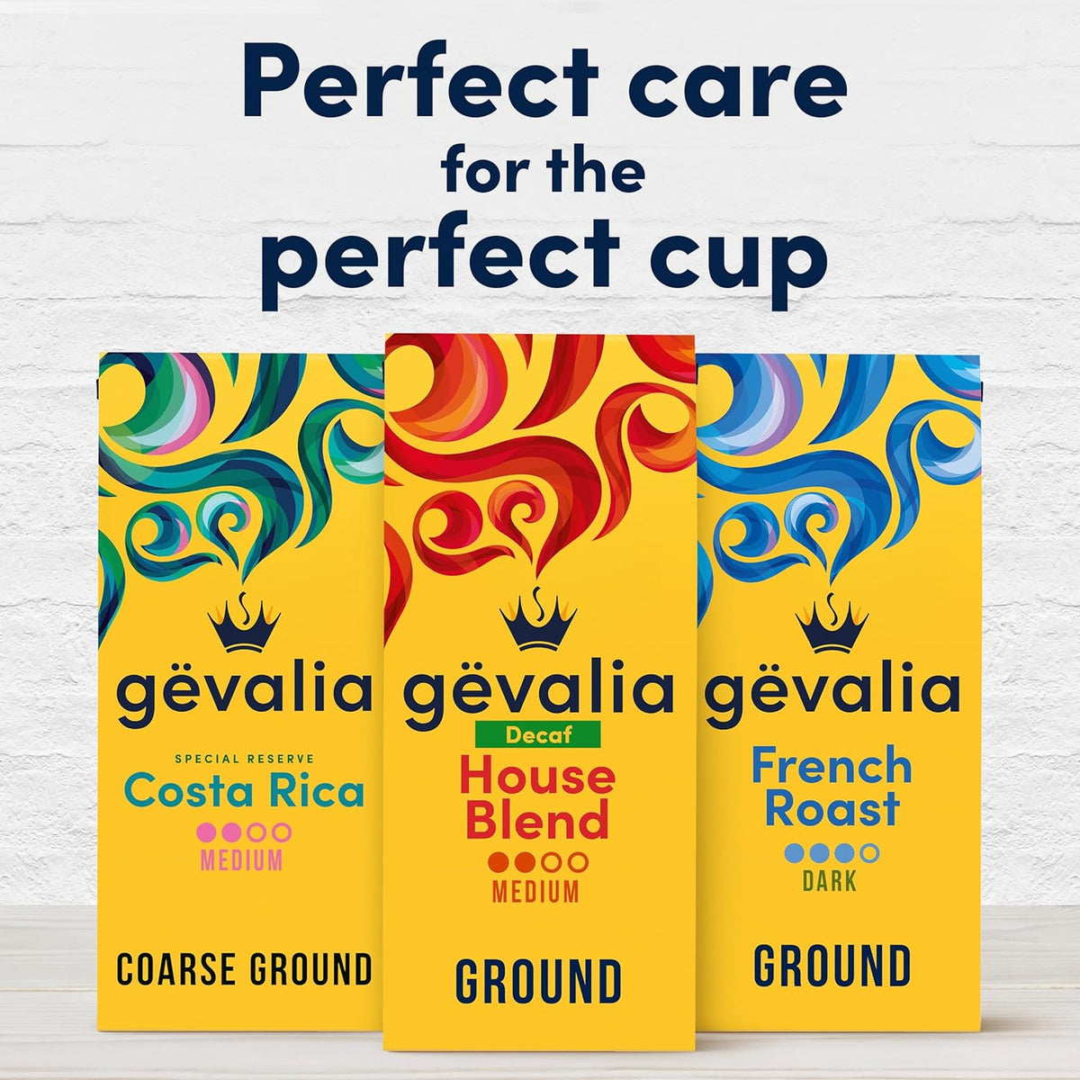 Gevalia House Blend Decaf Ground – Mindful Nightcap Coffee for Quiet Evenings, 12 oz