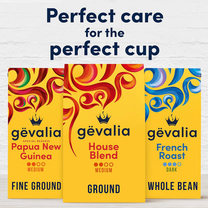 Gevalia House Blend Medium Roast Ground Coffee – Smooth Never Bitter Cup for Study Sessions and Deep Work Blocks