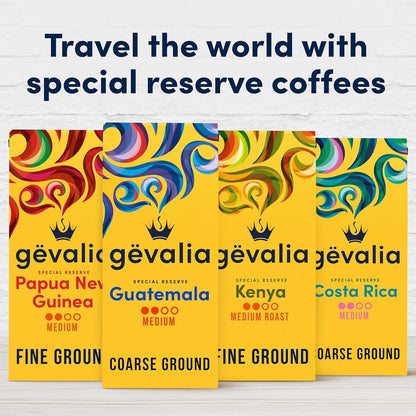 Gevalia Special Reserve Kenya Single Origin – Smooth Medium Roast Coffee for a Distraction-Free Remote Workspace Cup