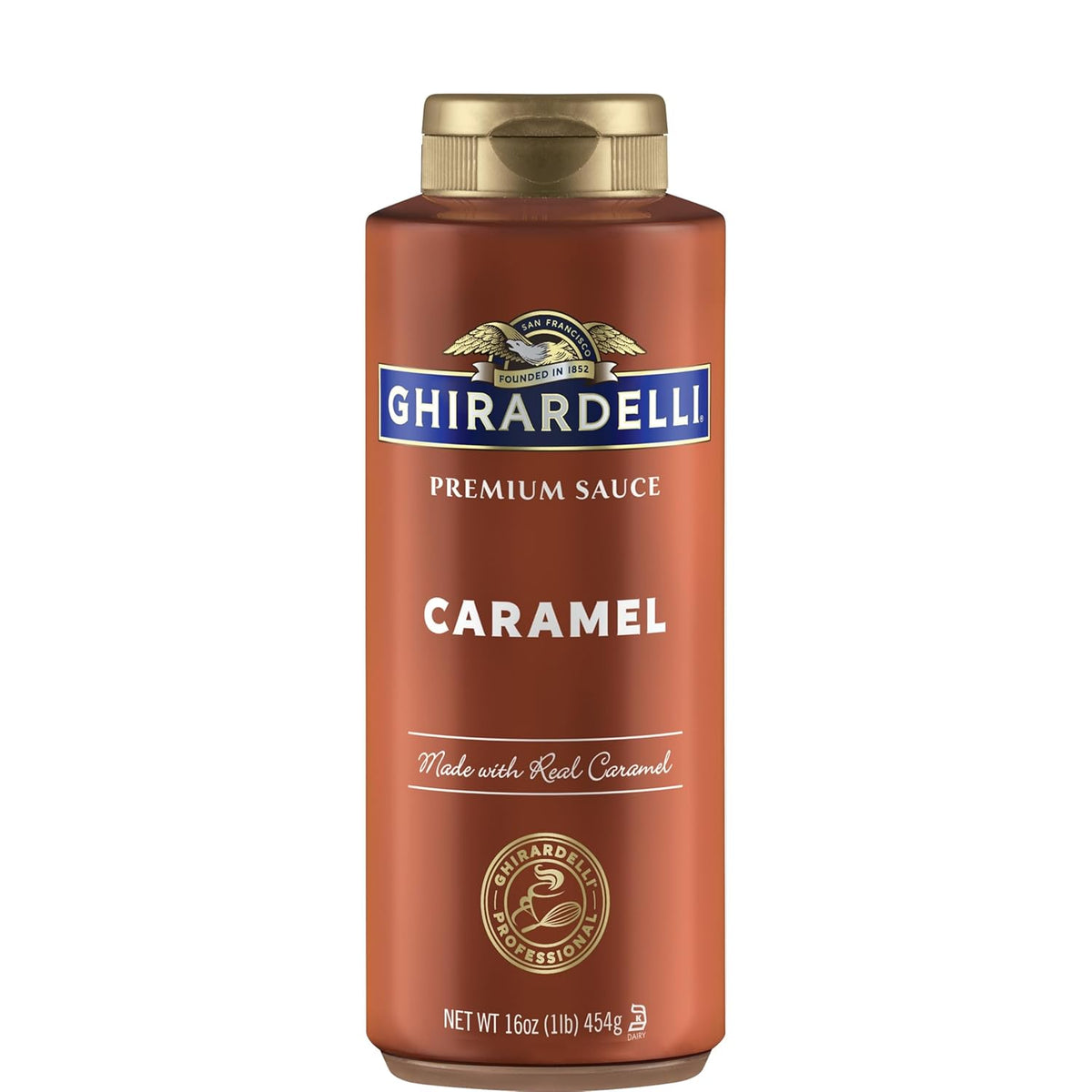 Ghirardelli Caramel Sauce Squeeze Bottle – Sophisticated Sweet Drizzle for High-End Home Entertaining