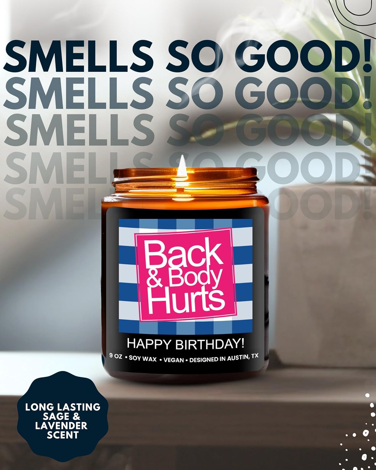 gift-ready decorative box packaging with funny label design