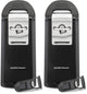 With Bottle Opening Accessory and Built-In Knife Sharpener, Black - Extra Tall (Pack of 2) - Can Opener