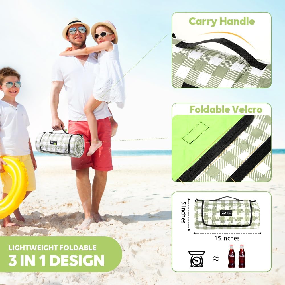 gingham pattern offered in green, yellow, red, blue, and pink colorways