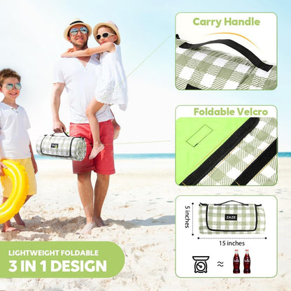 gingham pattern offered in green, yellow, red, blue, and pink colorways