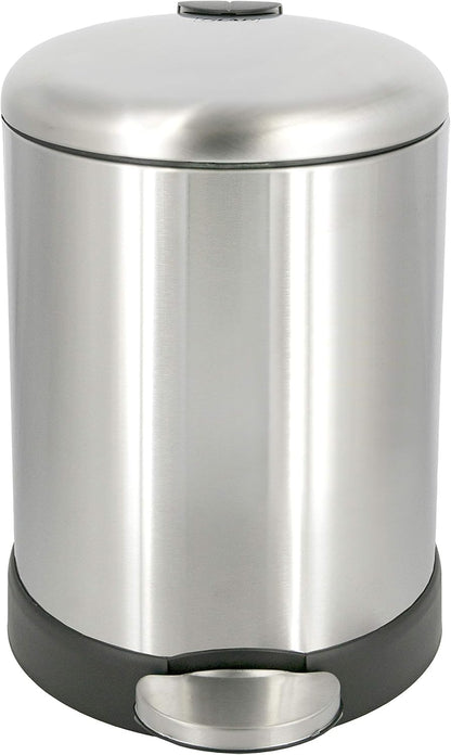 Glad 1.2 Gallon Stainless Steel Trash Can – Thoughtful Housewarming Gift for New Homeowners and Apartment Movers