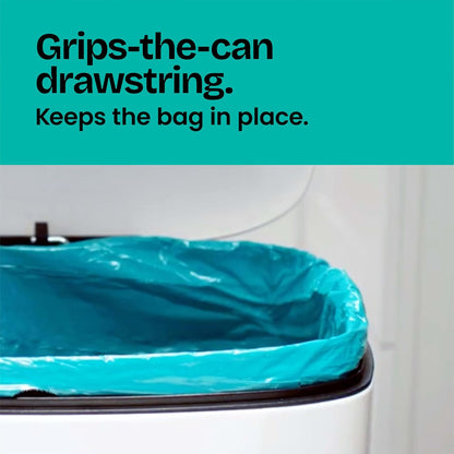 Glad ForceFlex MaxStrength 13 Gal Trash Bags — LeakGuard and RipGuard Bags That Prevent Messy Floor Spills in Family Kitchens, 90 Count