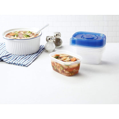 Glad Medium Rectangle Meal Prep Container Set, Affordable Holiday Gift for Health-Conscious Friends