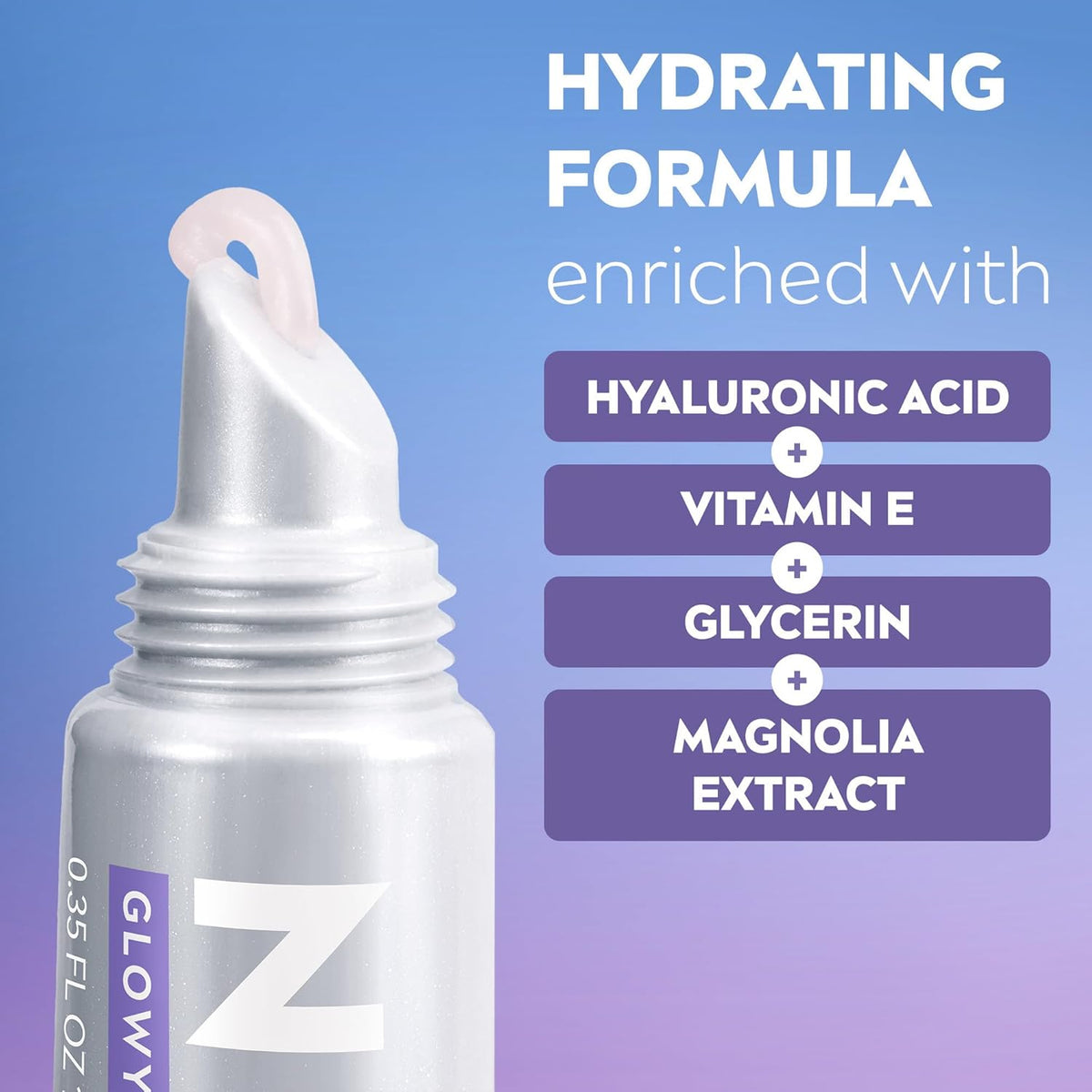 glossy finish that revives natural lip glow without color or lipstick