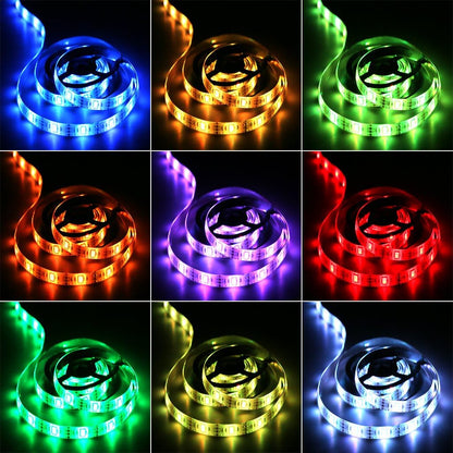 GlowVibe Waterproof LED Strip – Patio and Garden Pathway Lighting, 6.56ft Battery Powered