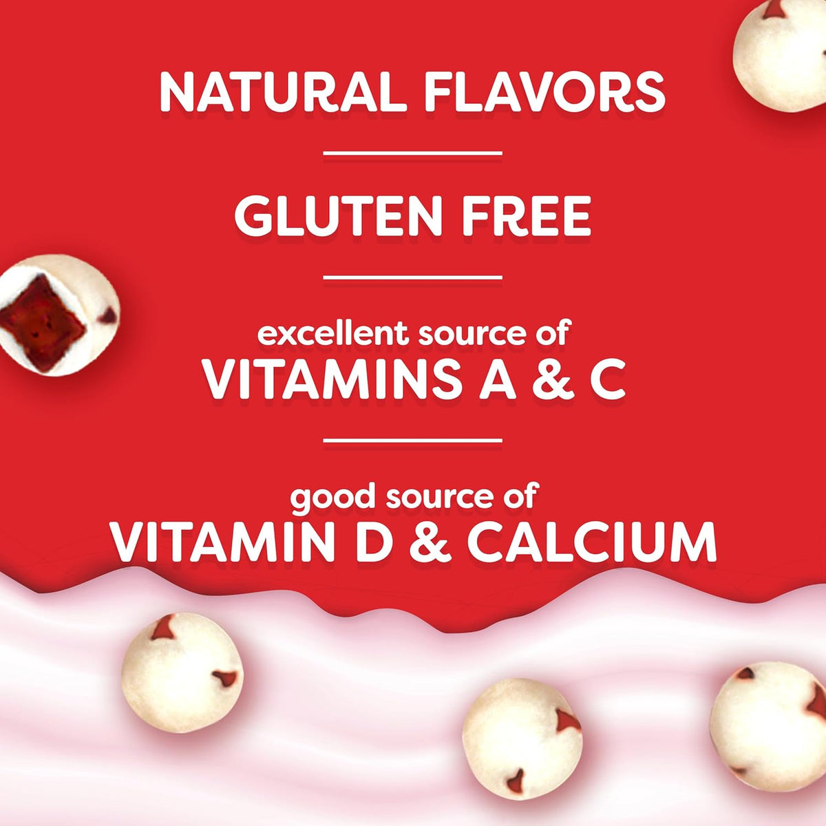 gluten free, fat free, and made with natural flavors