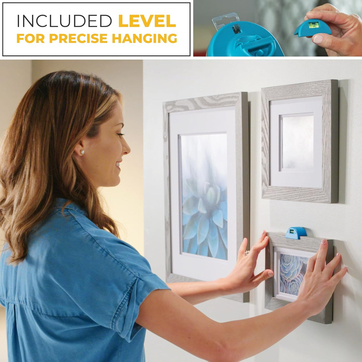 Go Hang It!® Pro Universal Hanging Tool — Elevated Gallery Wall Aesthetic Without the Trial-and-Error Holes