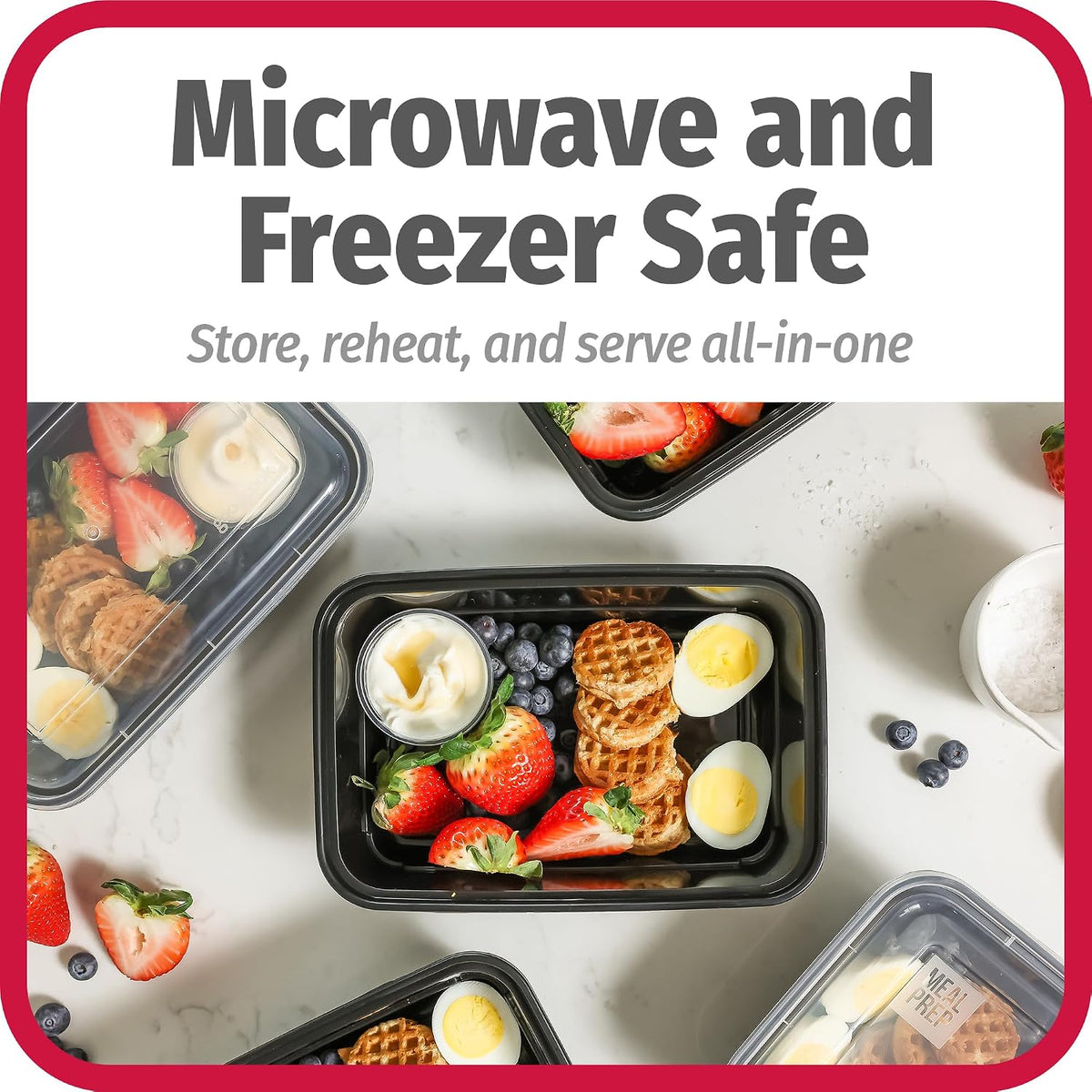GoodCook Meal Prep Containers – Holiday Gift for Health-Conscious Friends and Family
