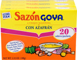 Goya Sazón With Azafran Bulk Pack – Gourmet Pantry Gift for Foodies and Food Truck Owners
