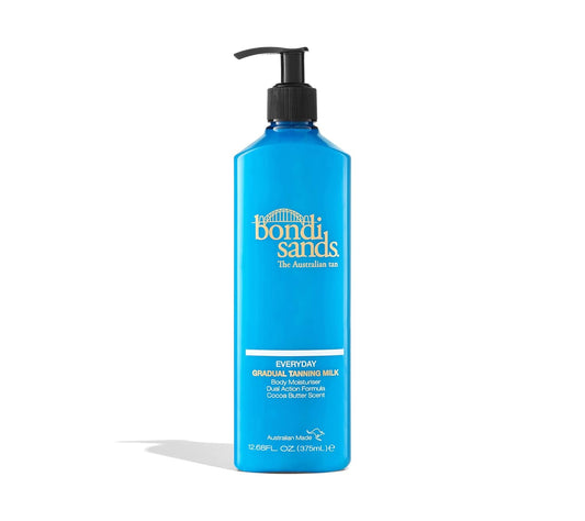 gradual tanning milk formula that builds color with each daily application
