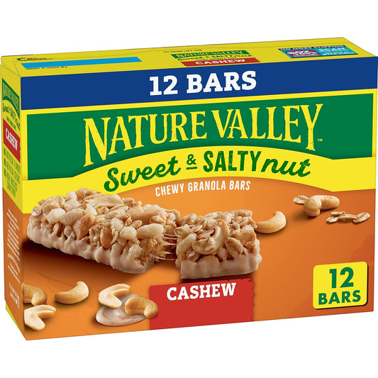 granola bar dipped in creamy peanut and almond butter coating