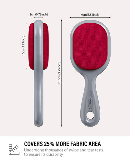 gray velvet finish with manual operation requiring no batteries or refills