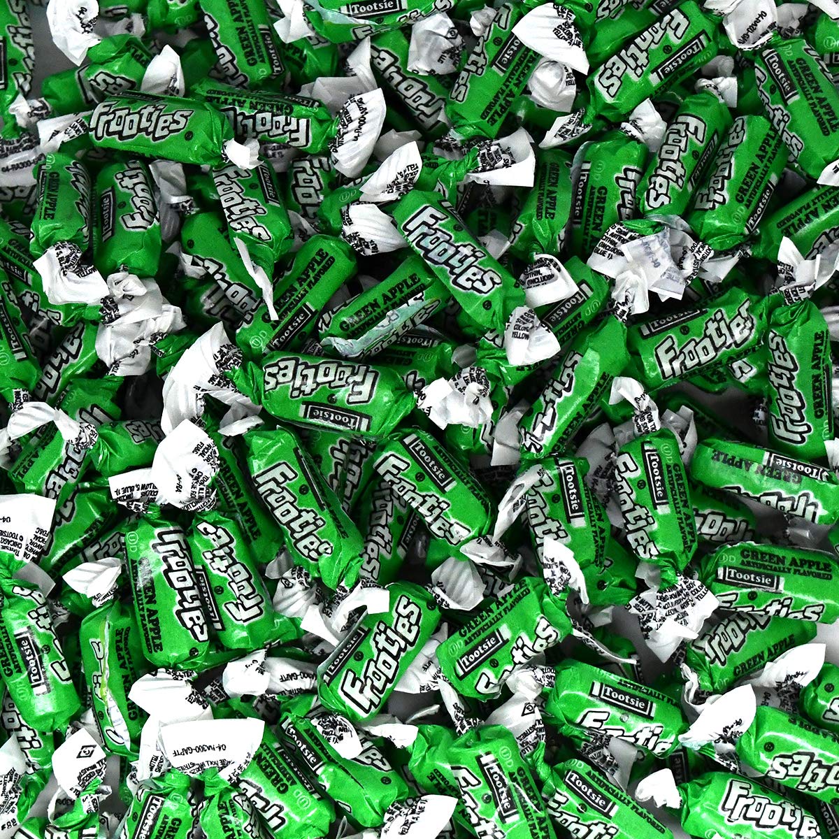 green apple flavor with green wrapper for color coordination