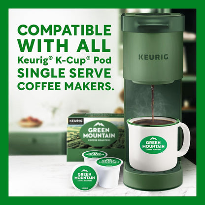 Green Mountain Coffee Roasters Breakfast Blend K-Cup Pods – Responsibly Sourced Coffee for Daily Wellbeing Rituals, 96 Count