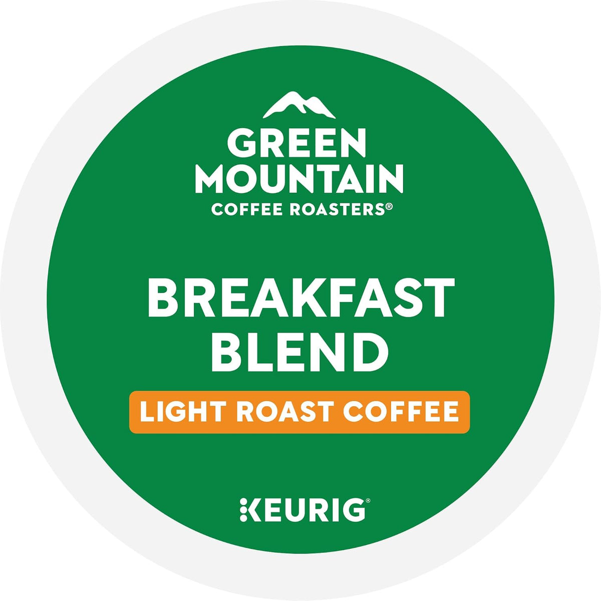 Green Mountain Coffee Roasters Breakfast Blend K-Cup Pods – Responsibly Sourced Coffee for Daily Wellbeing Rituals, 96 Count