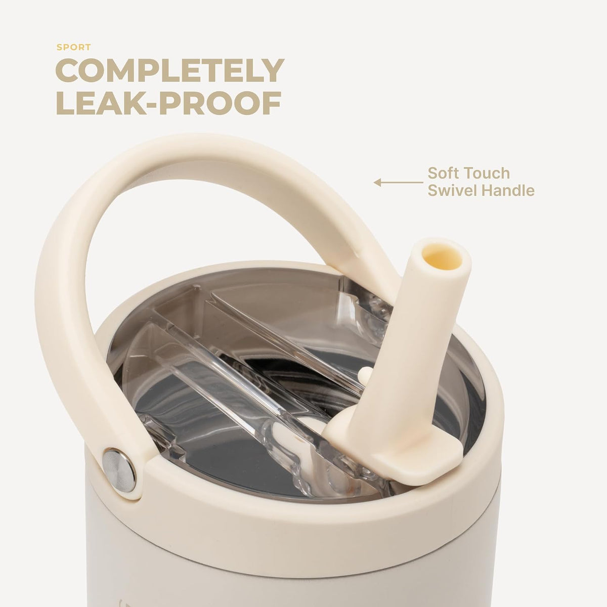 grip handle and thick carry loop for single-handed transport