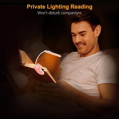 Gritin Clip-On Reading Lamp for Remote Learners – Memory Brightness Function and 80-Hour Runtime for Uninterrupted Study Sessions