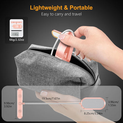 Gritin Clip-On Reading Lamp for Remote Learners – Memory Brightness Function and 80-Hour Runtime for Uninterrupted Study Sessions