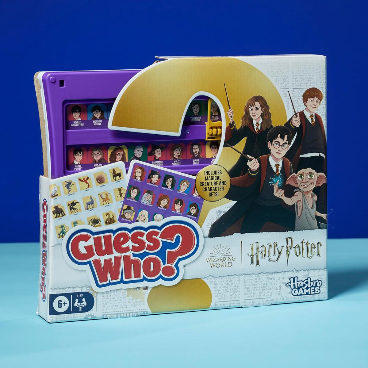 Guess Who? Harry Potter Edition – Top-Rated Holiday Gift for Wizards and Witches Fans, Compact Travel-Friendly Board Game for Kids
