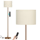 beige & brown remote - 60 Inches(Include Bulb) - 1