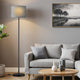 Linen Grey Black (1 Pcs) - 60 Inches(Without Bulb) - 1