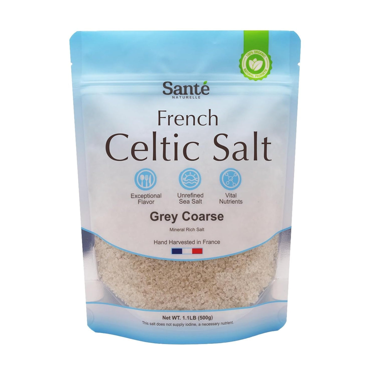 hand-harvested from pristine french atlantic ocean marshes using centuries-old celtic method