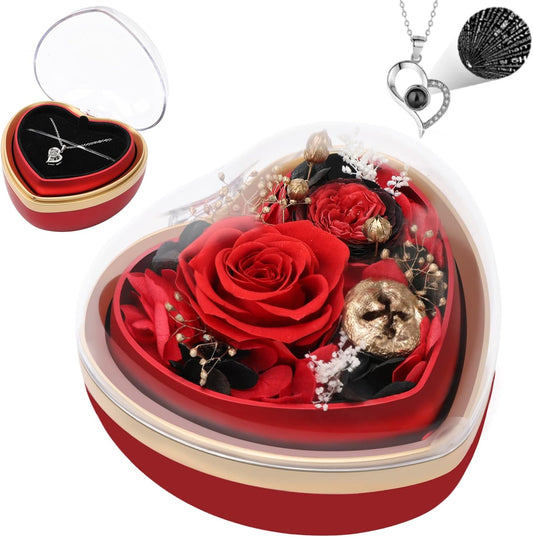 handpicked real roses preserved to retain natural color and texture for 3-5 years