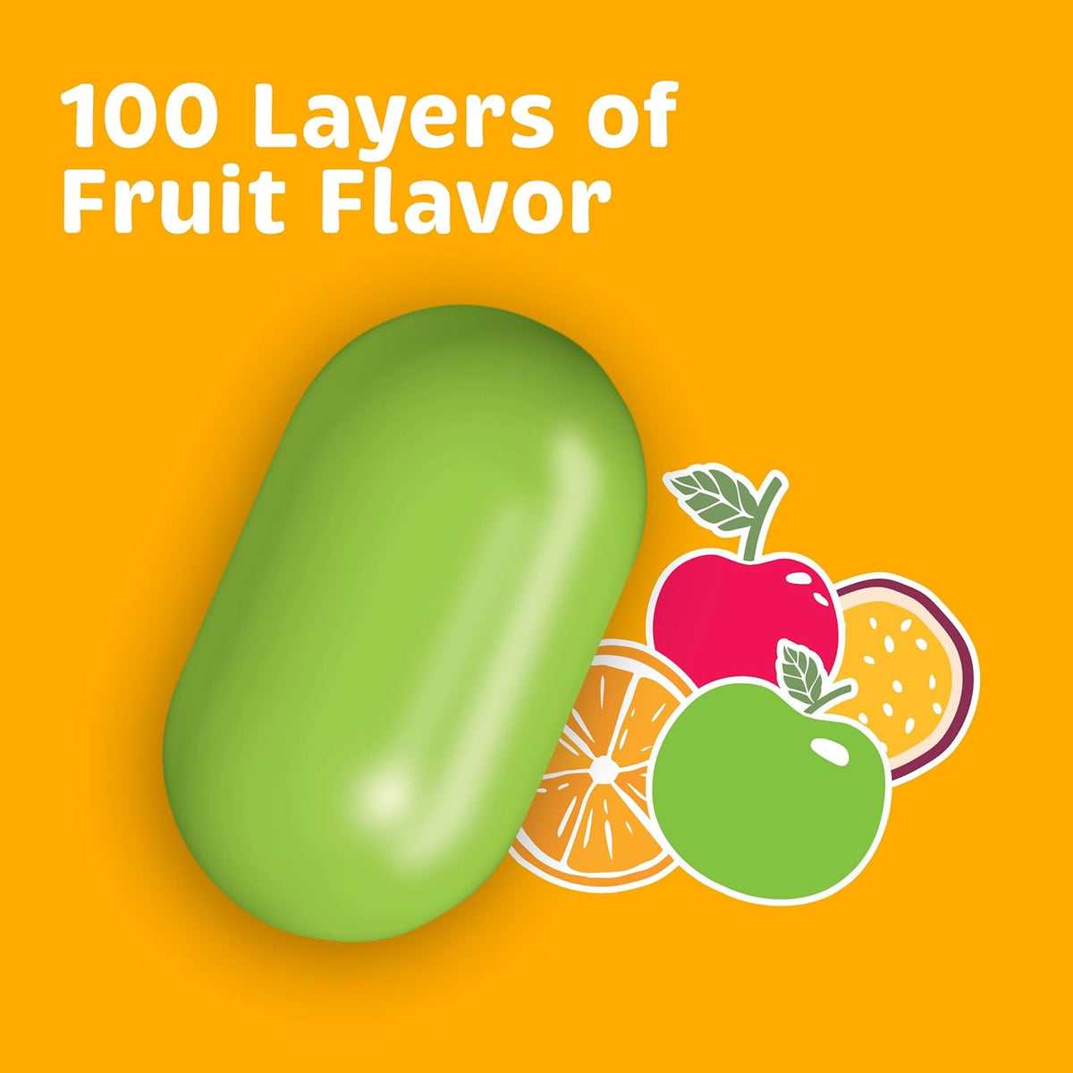 hard candy (breath mint) consistency in iconic pellet form