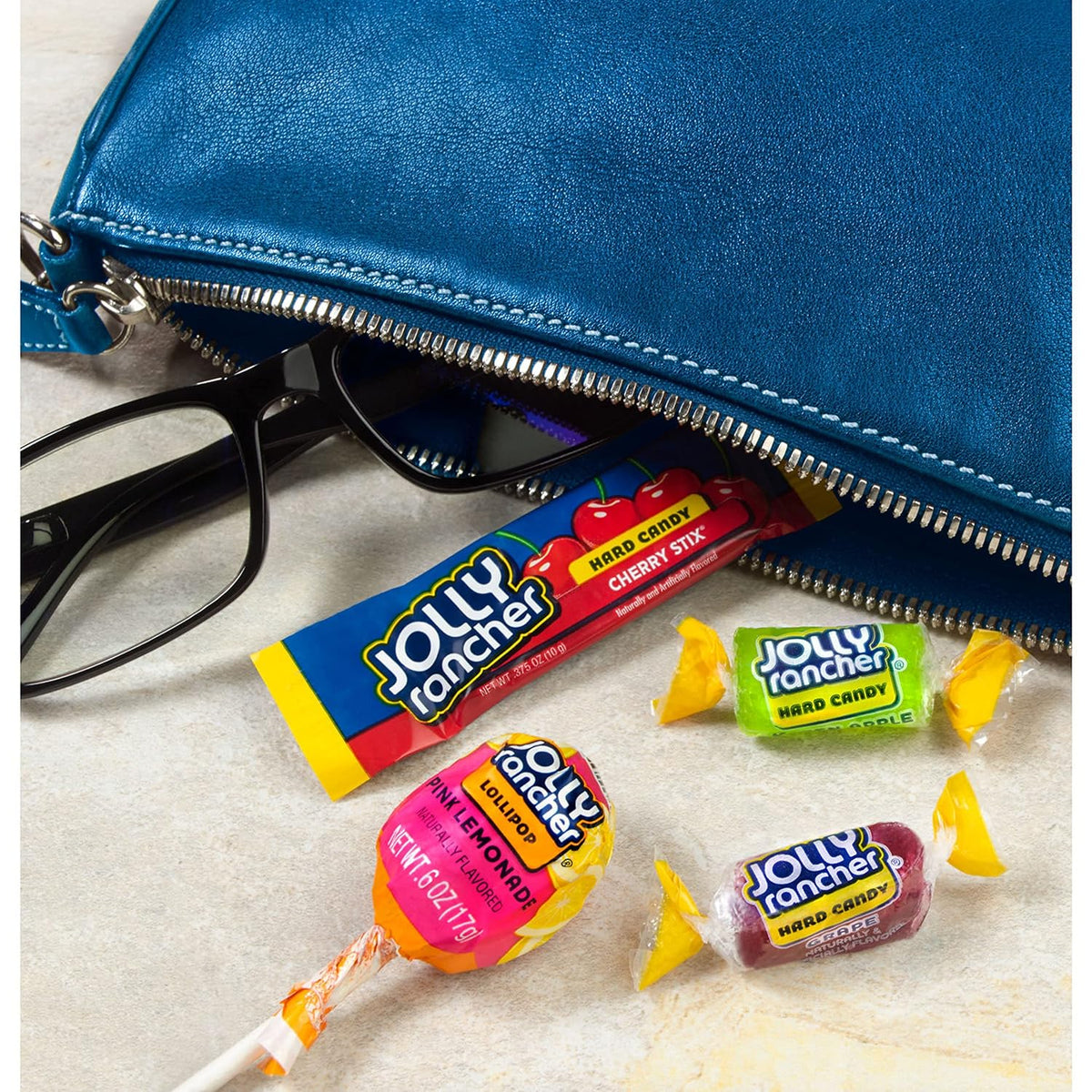 hard candy consistency that is shelf-stable and heat-resistant for outdoor or car use