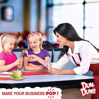 hard candy consistency with compact mini lollipop size suited for children