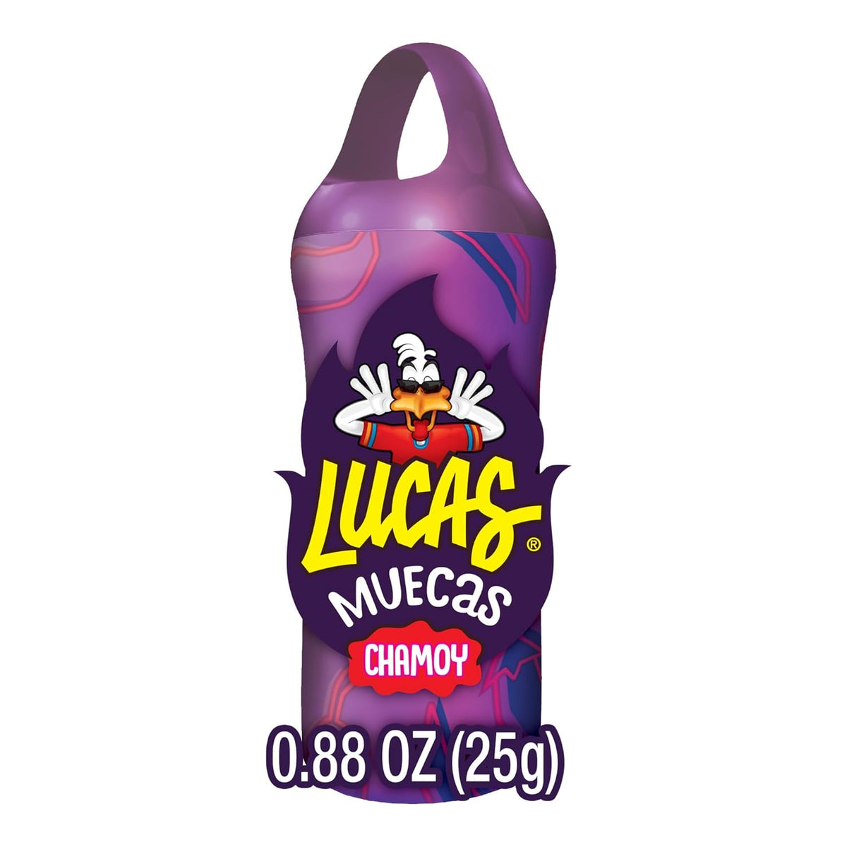 hard-candy format on a stick that prevents sticky hands and easy sharing