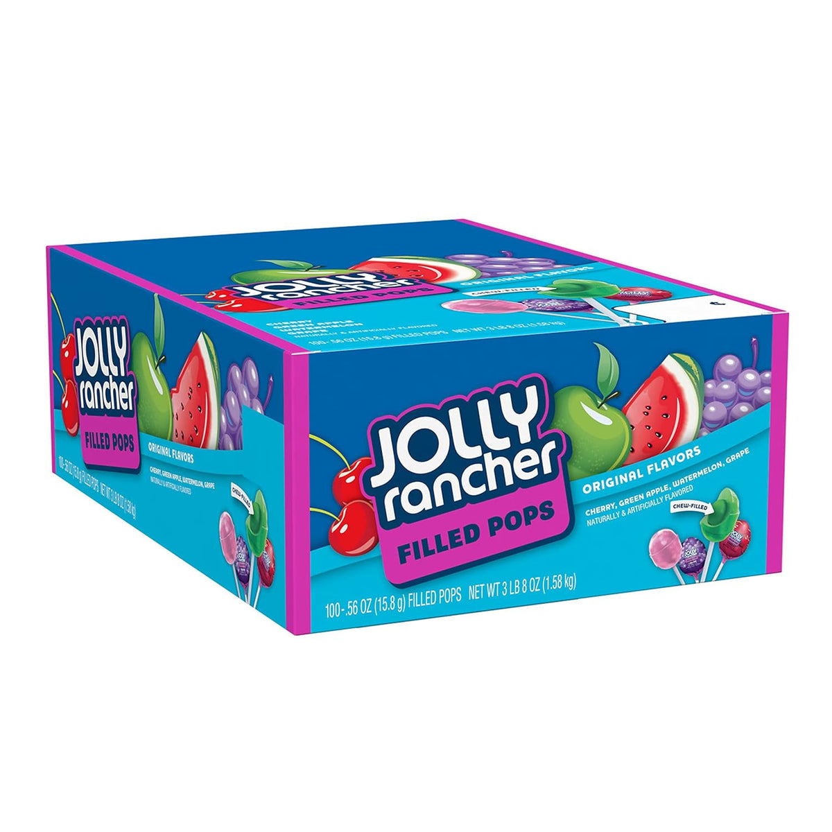 hard candy shell with soft chewy filled center