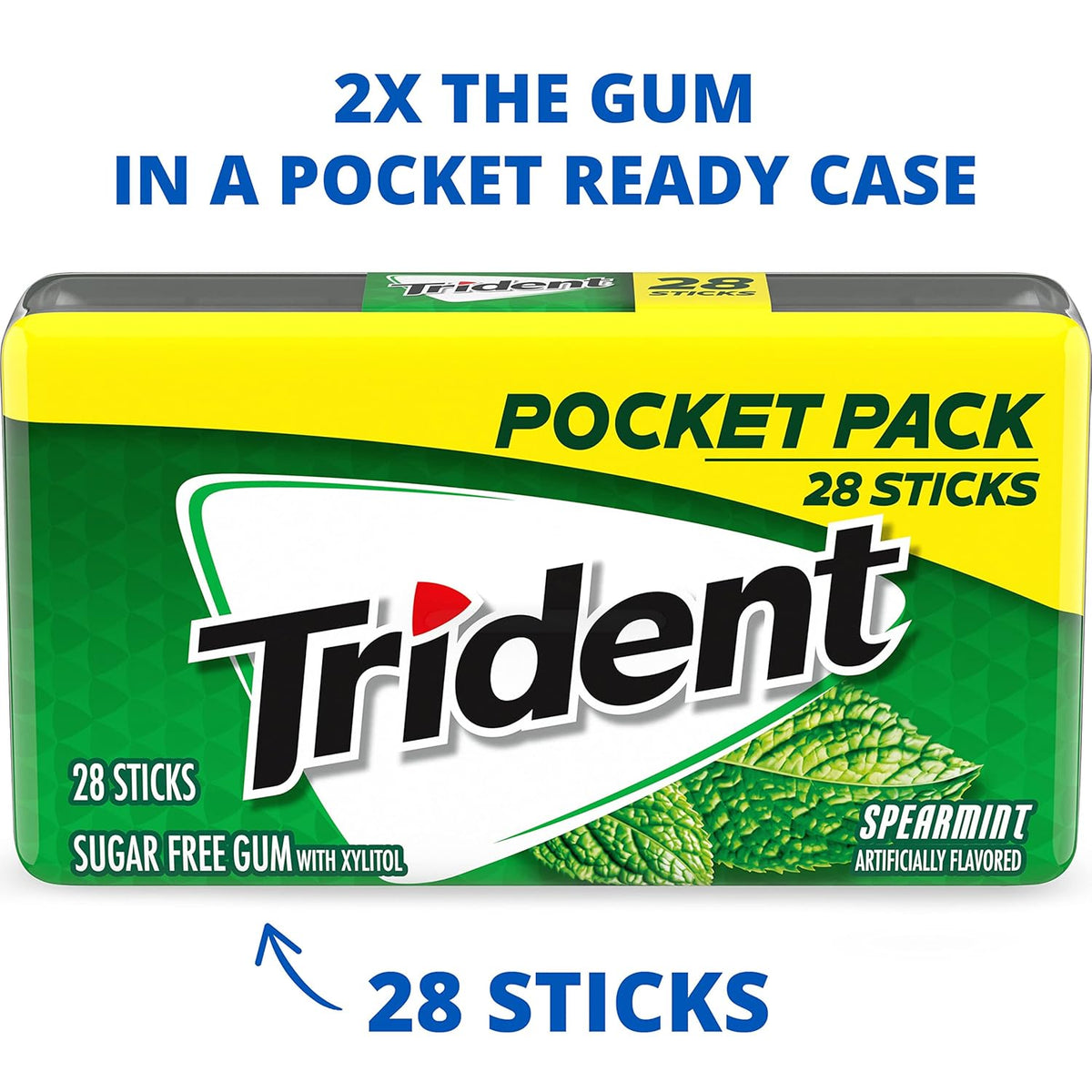 hard-case pocket pack engineered so gum sticks stay inside during transport